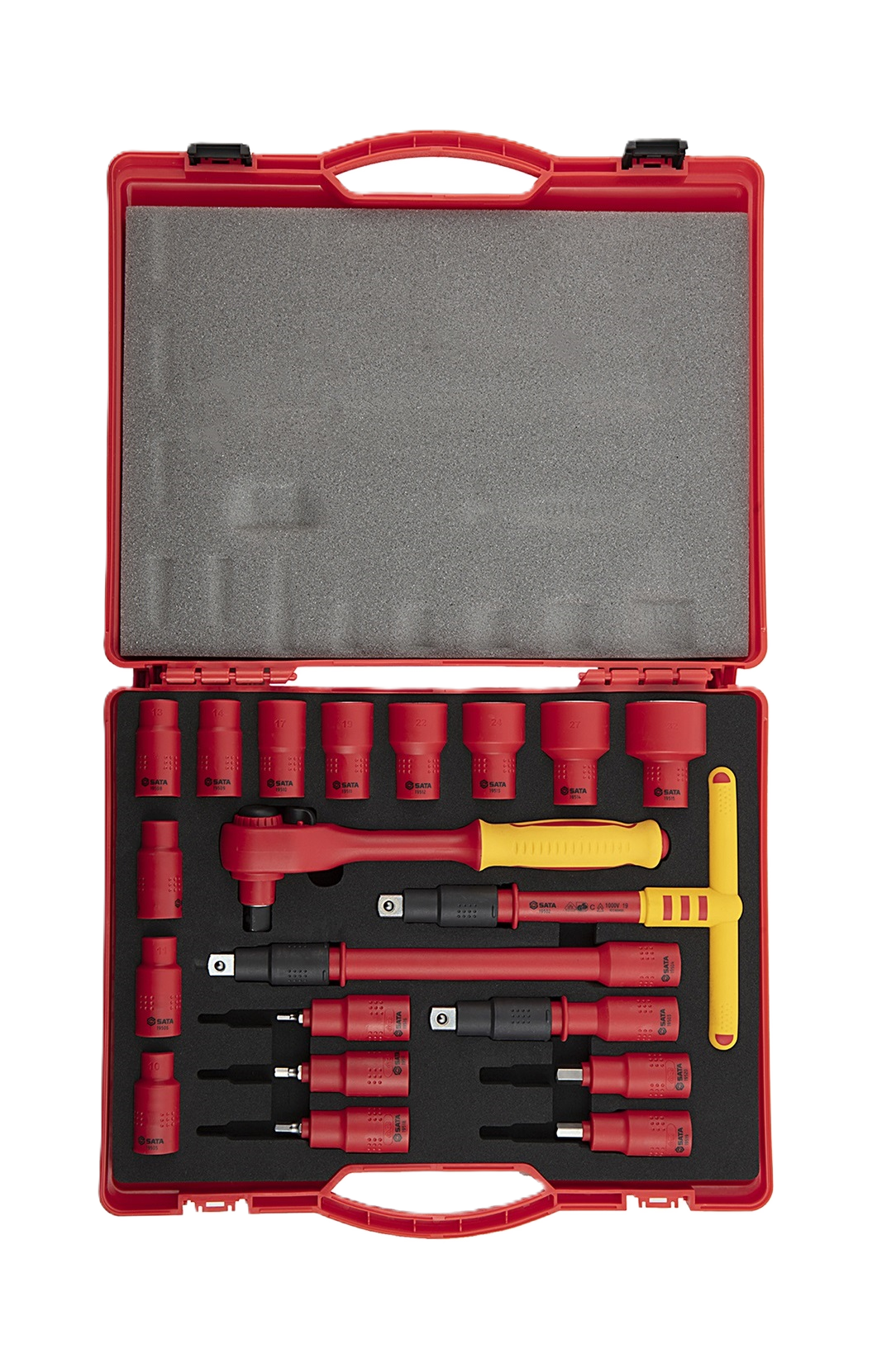 09267 20Pc. 1/2" Dr. VDE Insulated Socket Set