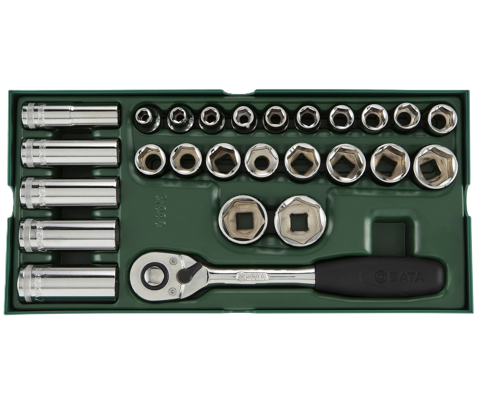 09915 26Pc. 1/2" Dr. Socket Tray Set
