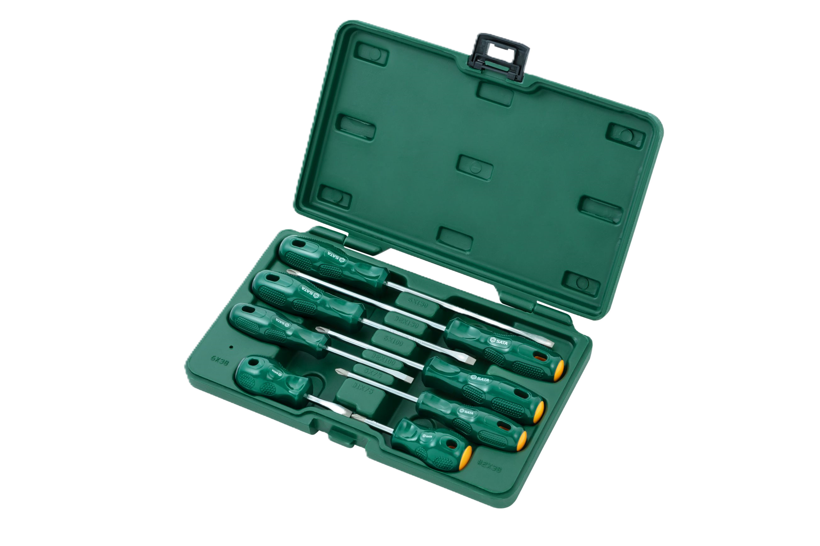 09306 8Pc. A Series Screwdriver Set, Slotted&Phillips Tips