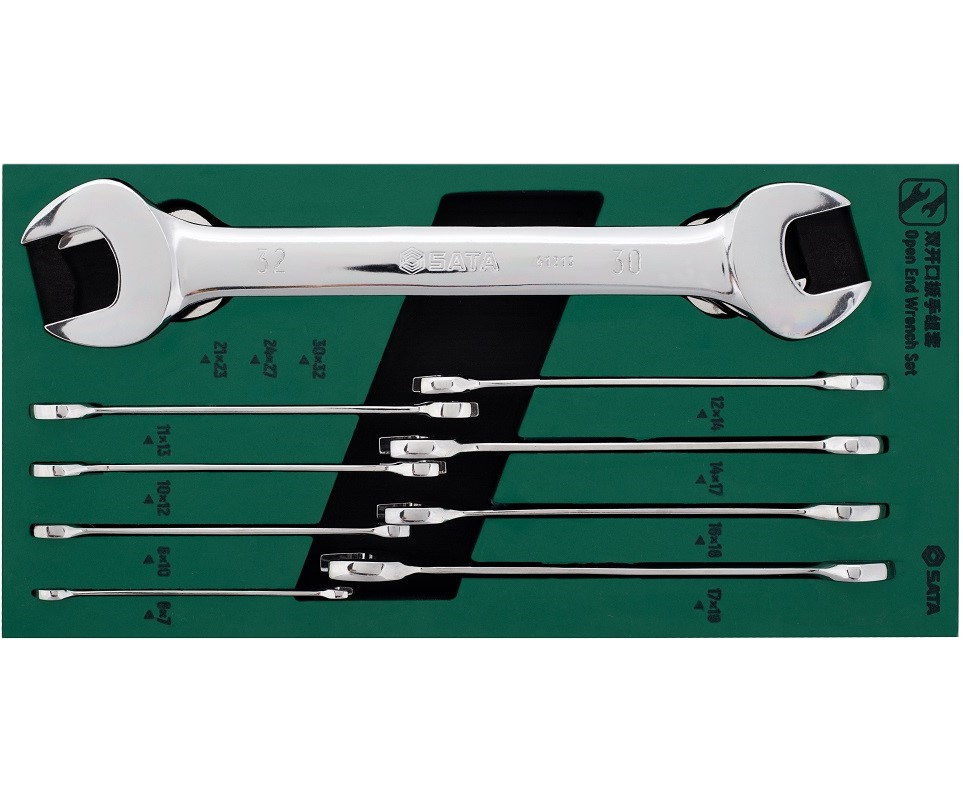 09904 11Pc. Open End Wrench Set