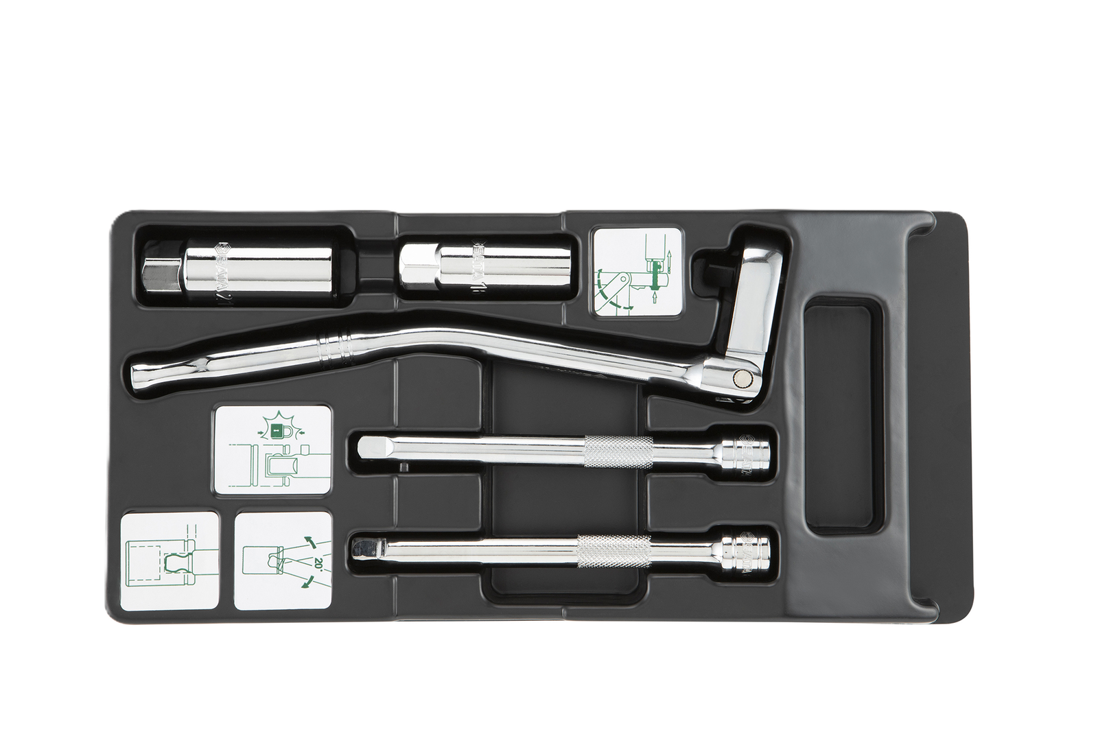 09003 5Pc. 3/8" Dr. Spark Plug Socket Set