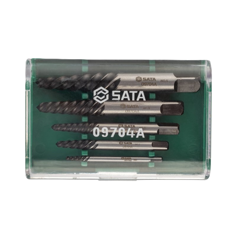 09704A 5Pc. Coarse Threaded Extractor Set