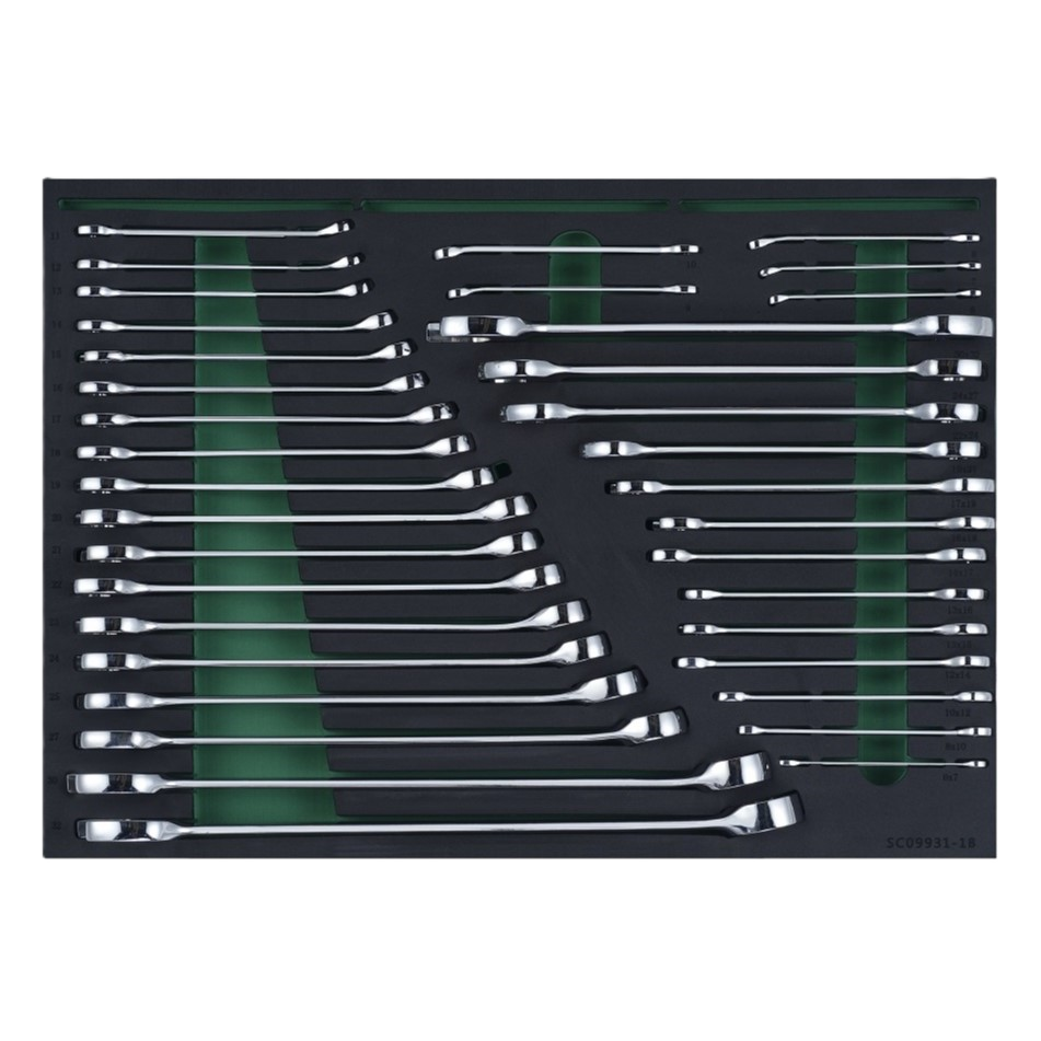 09931 368Pc. Automotive Tool Set (With 7 Drawer Trolley)