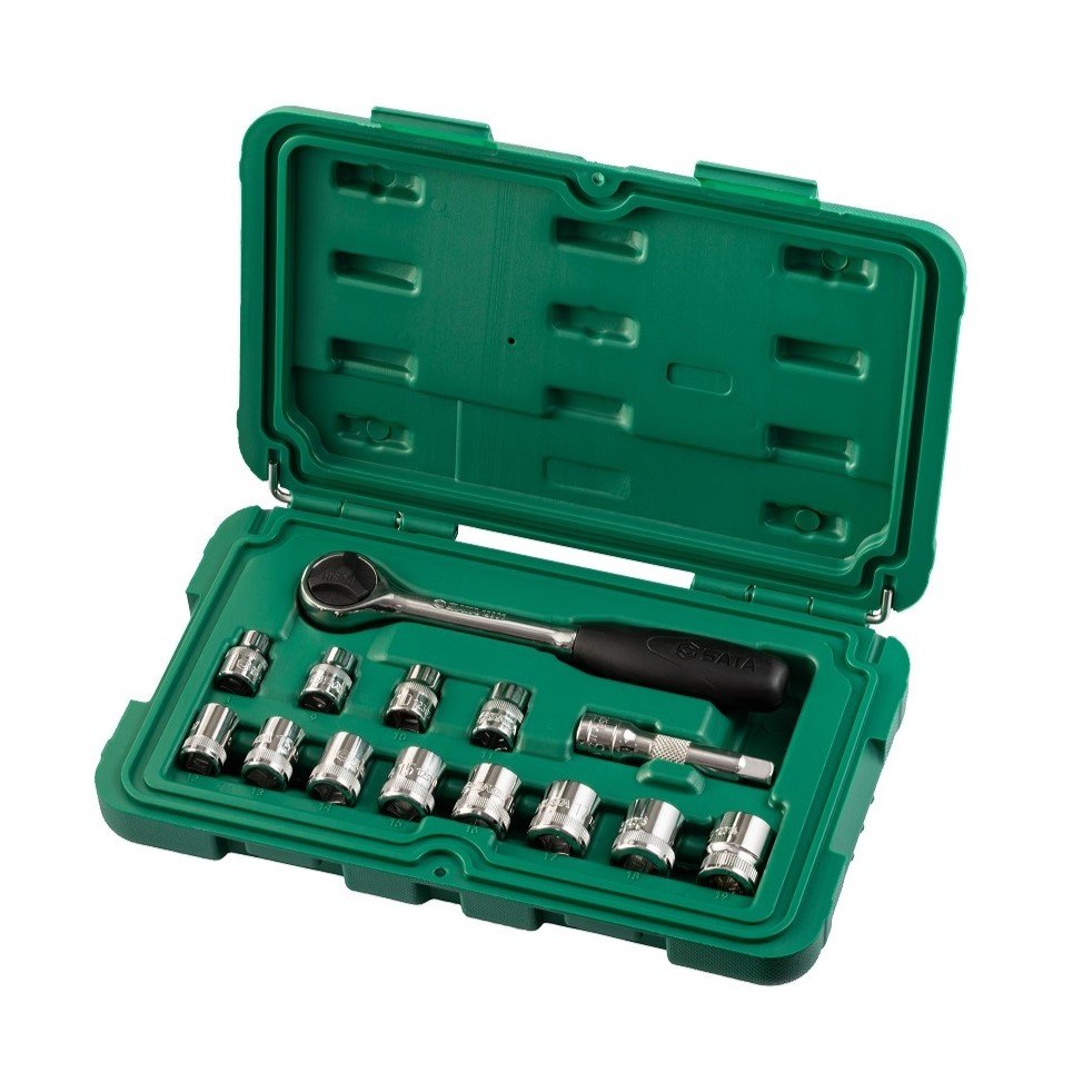 ST09523 14 Pc. 3/8” Drive 6 Point Metric Socket Set