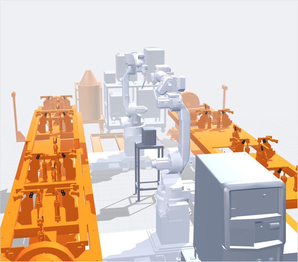 Robot Welding System dengan 2 Positioner — 1